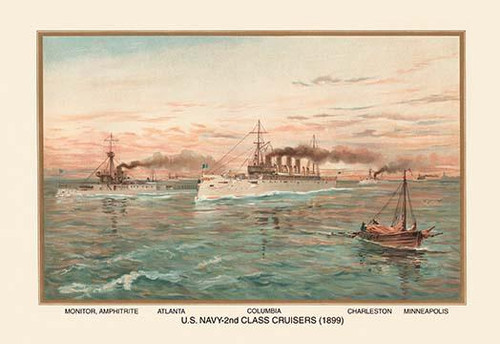 One of the Illustrations in the book "The United States Army and Navy" Published by Werner Company Akron Ohio Circa 1899. Poster Print by Werner - Item # VARBLL0587034599
