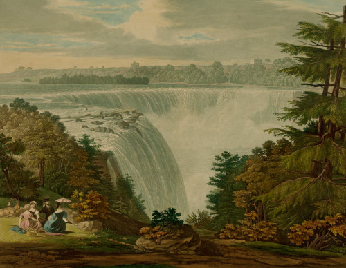 Niagara Falls, To Thomas Dixon Esq.. this view of the British Fall taken from Goat Island Poster Print - Item # VARBLL058756819L