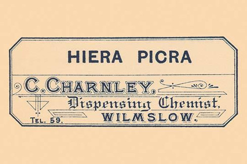 A 1920's pharmacy bottle label.  Many of these were quack cures and the main ingredient often was alcohol. Poster Print by Unknown - Item # VARBLL0587283238