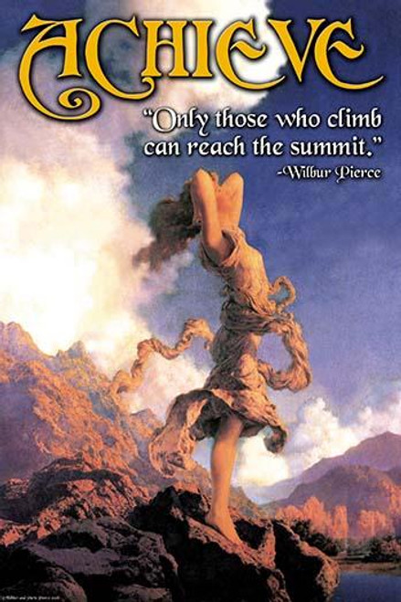 Only those who climb can reach the summit.  Wilbur Pierce. Poster Print by Wilbur Pierce - Item # VARBLL0587223057