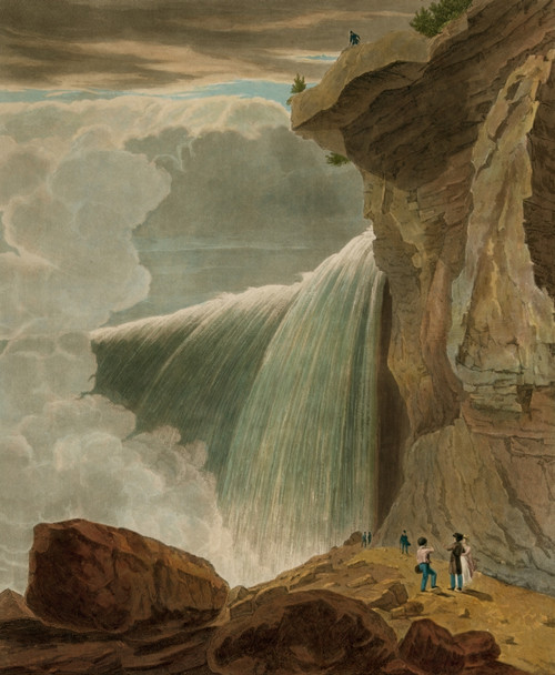 Niagara Falls. Part of the British fall, taken from under the table rock Poster Print - Item # VARBLL058756848L