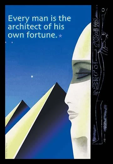 Every man is the architect of his own fortune. Poster Print by Wilbur Pierce - Item # VARBLL0587207248