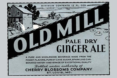 Vintage defunct soda label from a ginger ale. Poster Print by unknown - Item # VARBLL0587334193