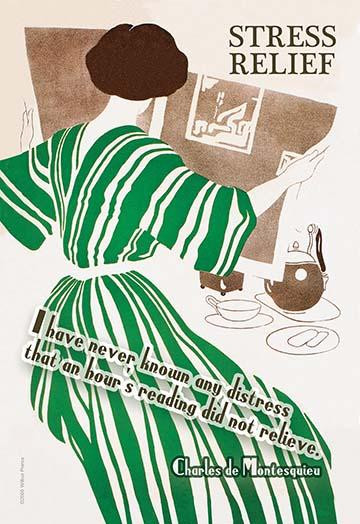 I have never known any distress that an hour's reading did not relieve Poster Print by Pierre de Montesquieu - Item # VARBLL0587207809