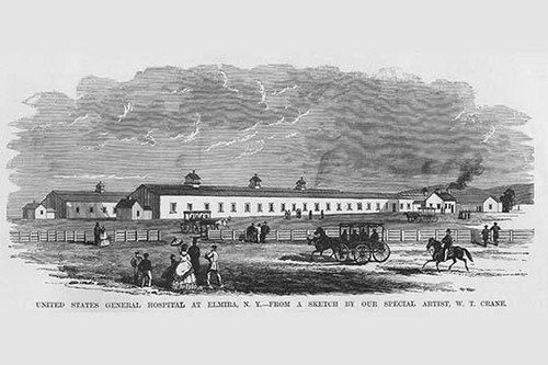 General Hospital at Elmira, New York Poster Print by Frank  Leslie - Item # VARBLL0587331070