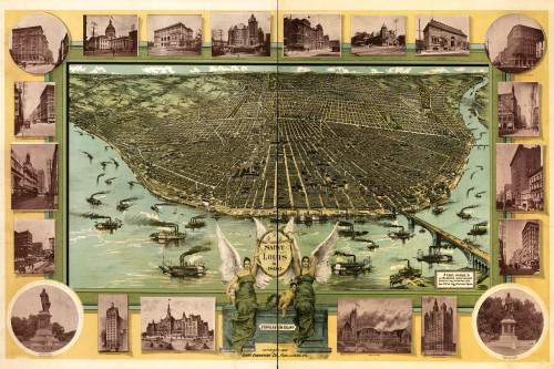 Saint Louis, Missouri 1896 Poster Print - Item # VARBLL058757019L