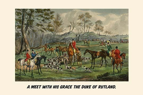 Horsemen gather prior to the start of the Hunt Poster Print by Henry  Alken - Item # VARBLL0587311711 Horsemen gather prior to the start of the Hunt Poster Print by Henry  Alken - Item # VARBLL0587311711