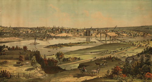 View of St. Paul, Minnesota Poster Print - Item # VARBLL058757007L