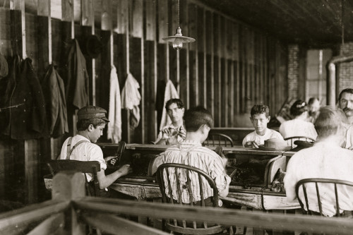Cigar makers in factory of Filogamo & Alvarez, Tampa, Fla. Work was slack. Poster Print - Item # VARBLL058754452L