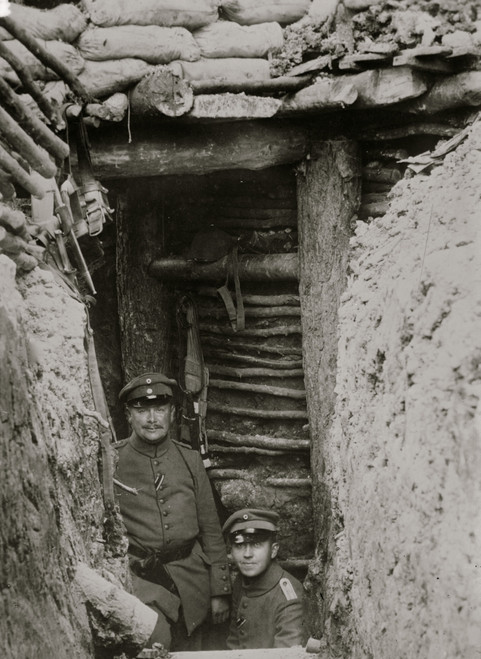 German Bomb - proof shelter, 5 yards deep Poster Print - Item # VARBLL058751489L