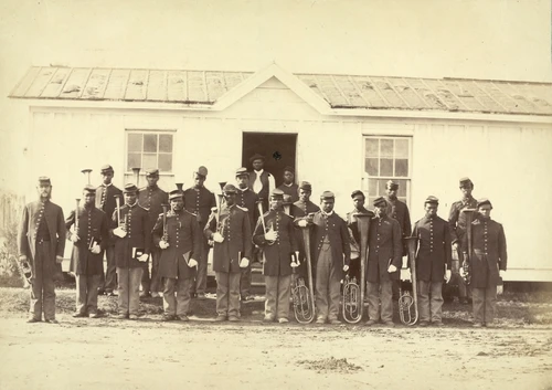 Band of 107th U.S. Colored Infantry Poster Print