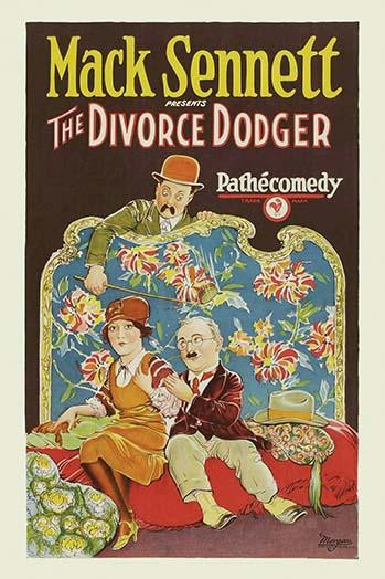 A young woman sits on a couch grasping her while another man oversees it and attempts to whip the competitive suitor with a whip Poster Print by Mack Sennett - Item # VARBLL058762003L