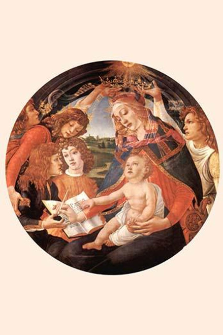 Maria with Christ child and five angels Poster Print by Sandro Botticelli - Item # VARBLL0587290145