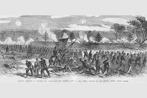 Battle of Cold Harbor & Gaine's Mill Poster Print by Frank  Leslie - Item # VARBLL0587328762