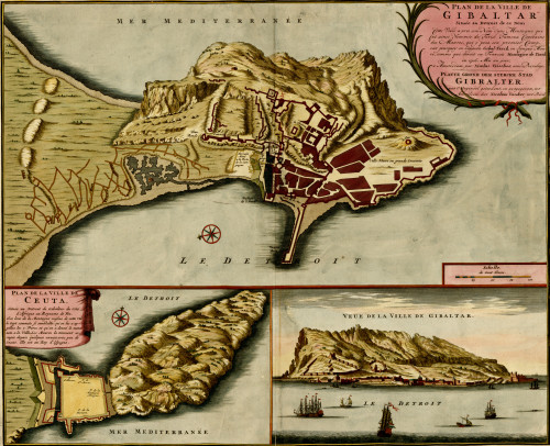 Gibraltar Plan - 1700 Poster Print - Item # VARBLL058758135L