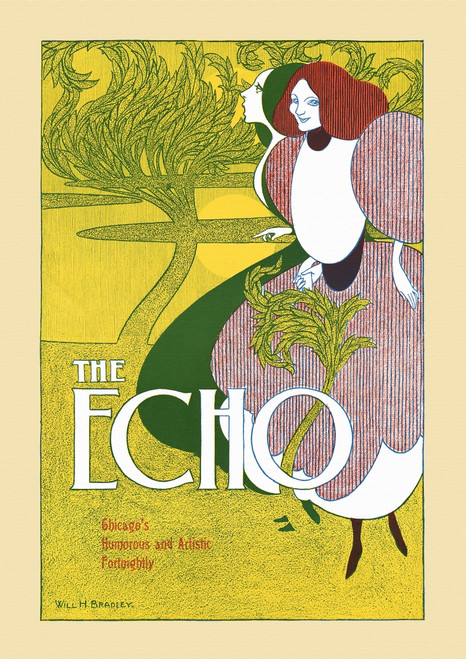 Two women stand by a body of water. Poster Print by  Will Bradley - Item # VARBLL0587413174