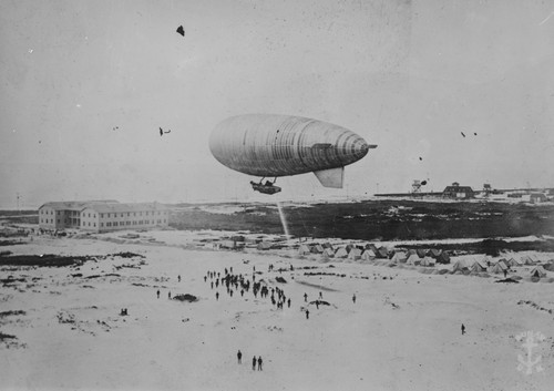 Navy dirigible Poster Print