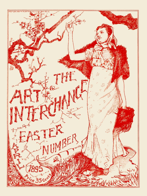 A woman stands by a flowering tree. Poster Print - Item # VARBLL0587416254