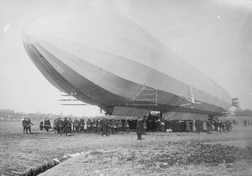Blimp, Zeppelin No. 3, on ground Poster Print - Item # VARBLL058748029L