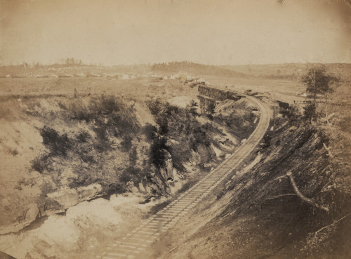 Military railroad bridge across Potomac Creek, on the Fredericksburg Railroad Poster Print - Item # VARBLL058753445L