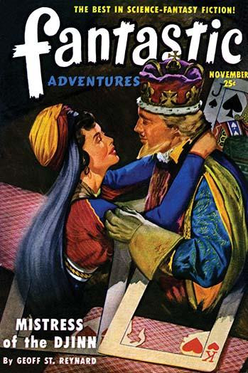 A pulp magazine cover from November 1950 about conquering the holy land and the magic battles between good and evil. Poster Print by Robert Gibson Jones - Item # VARBLL0587278706