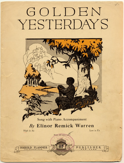 Boy sits under a Tree dreaming of castles in the sky Poster Print - Item # VARBLL058753876L