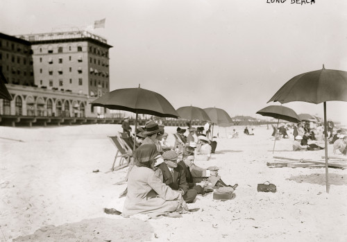 On the Beach under umbrellas Poster Print - Item # VARBLL058750020L