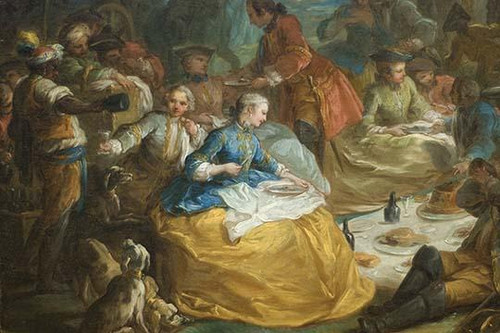 The Picnic after the Hunt Poster Print by Charles Andrew Van Loo - Item # VARBLL058760774L