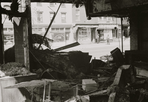 Ruins of a store in Washington, D.C., that was destroyed during the riots that followed the assassination of Martin Luther King, Jr. Poster Print - Item # VARBLL0587633174