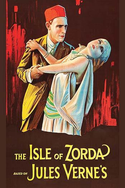 Man in oriental cap holds a flapper in his arms Poster Print by Unknown - Item # VARBLL058762453L Man in oriental cap holds a flapper in his arms Poster Print by Unknown - Item # VARBLL058762453L