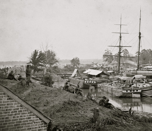 White House Landing, Va. Supply vessels at anchor Poster Print - Item # VARBLL058754197L