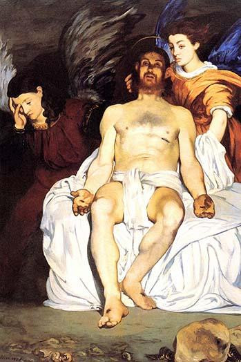 The death of Christ with Angels Poster Print by Edouard Manet - Item # VARBLL058729051x