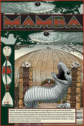 The etymological history of the word mamba. Poster Print by Wilbur Pierce - Item # VARBLL0587252928
