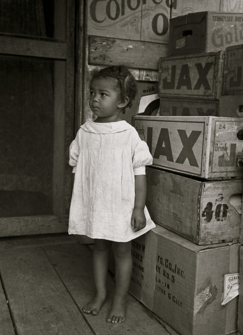African American Child in night gown Poster Print - Item # VARBLL058744919L African American Child in night gown Poster Print - Item # VARBLL058744919L
