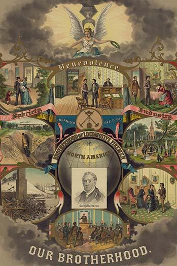 Brotherhood of Locomotive Firemen Poster Print by unknown - Item # VARBLL0587235357