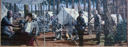 Civil War Encampment Mural Poster Print - Item # VARBLL058756074L