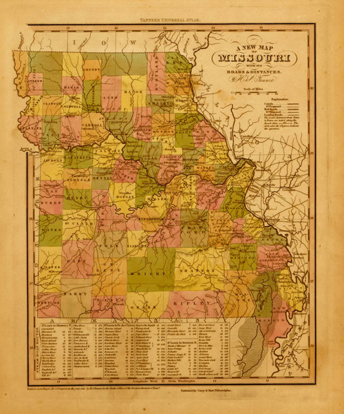 Missouri - 1844 Poster Print - Item # VARBLL058758075L