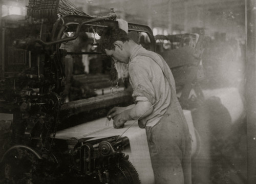 King Philip Weave Room. Drop wire boy. Gilberto Chicca, 165 King St. 16 years old. Poster Print - Item # VARBLL058754852L