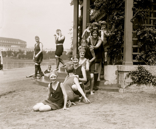 Bathing Beach Beauties by the Tidal Basin in Washington, DC Poster Print - Item # VARBLL058750028L