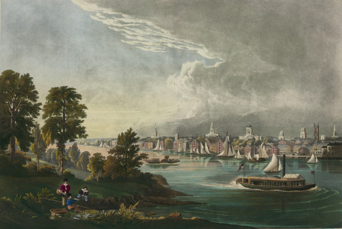 Hartford, Connecticut from the Connecticut River Poster Print - Item # VARBLL058756846L