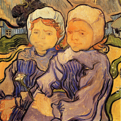 Two Children Poster Print - Item # VARBLL058750354L