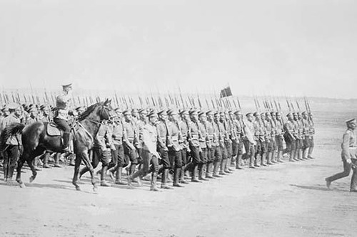 Tsarist Infantry Passes in Review with rifles at Shoulder Arms Poster Print by unknown - Item # VARBLL058745980L