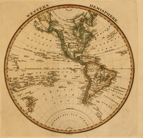 Western Hemisphere -1817 Poster Print - Item # VARBLL058757946L