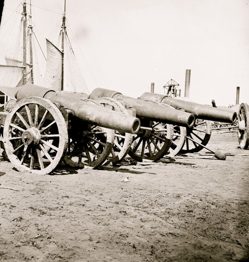 Richmond, Va. Captured siege guns at Rocketts; Poster Print - Item # VARBLL058752232L