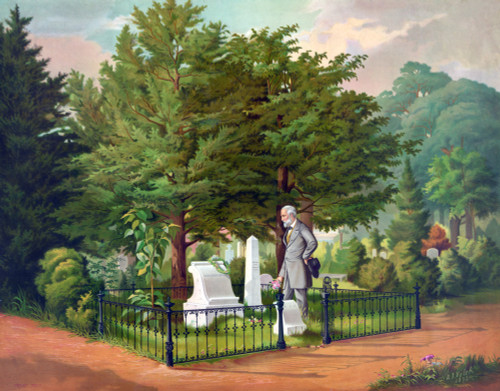 General Lee's last visit to Stonewall Jackson's grave Poster Print by Louis Eckhardt - Item # VARBLL0587420669