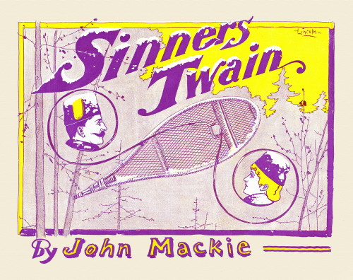 Two men's faces in profile are looking toward a snowshoe. Poster Print - Item # VARBLL0587417242