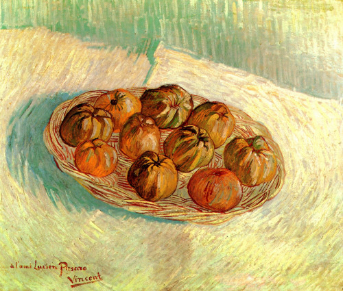 Still Life with Basket of Apples to Lucien Pissarro Poster Print - Item # VARBLL058750389L