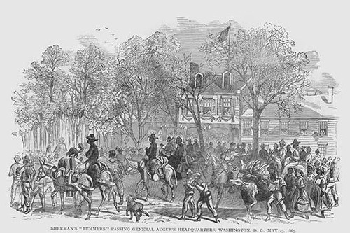 Foragers pass thru General Augur's DC Headquarters Poster Print by Frank  Leslie - Item # VARBLL0587333138