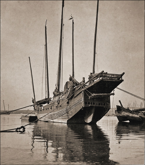 Chinese Junk Poster Print by Adalbert Larz - Item # VARBLL0587434201