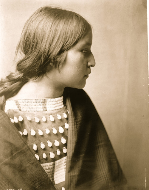 Young Girl with blouse festooned with shells and beads Poster Print - Item # VARBLL058746943L